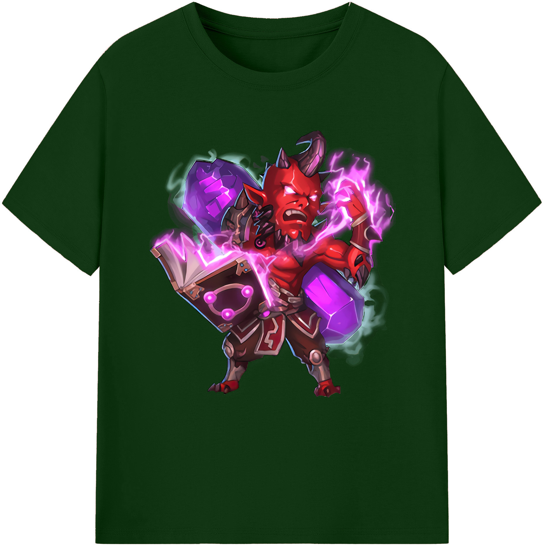 リーグ・オブ・レジェンド League of Legends LOL 綿100％半袖Tシャツ（フロントプリント）